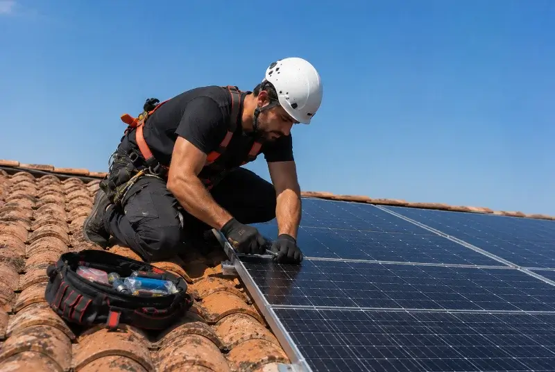 Maintenance et monitoring de panneaux solaires à Beignon